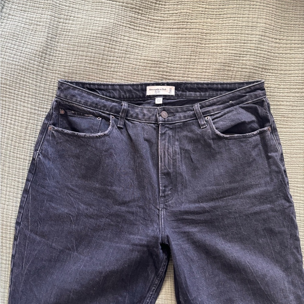 Ambercrombie & Fitch curve love Black Denim Jeans